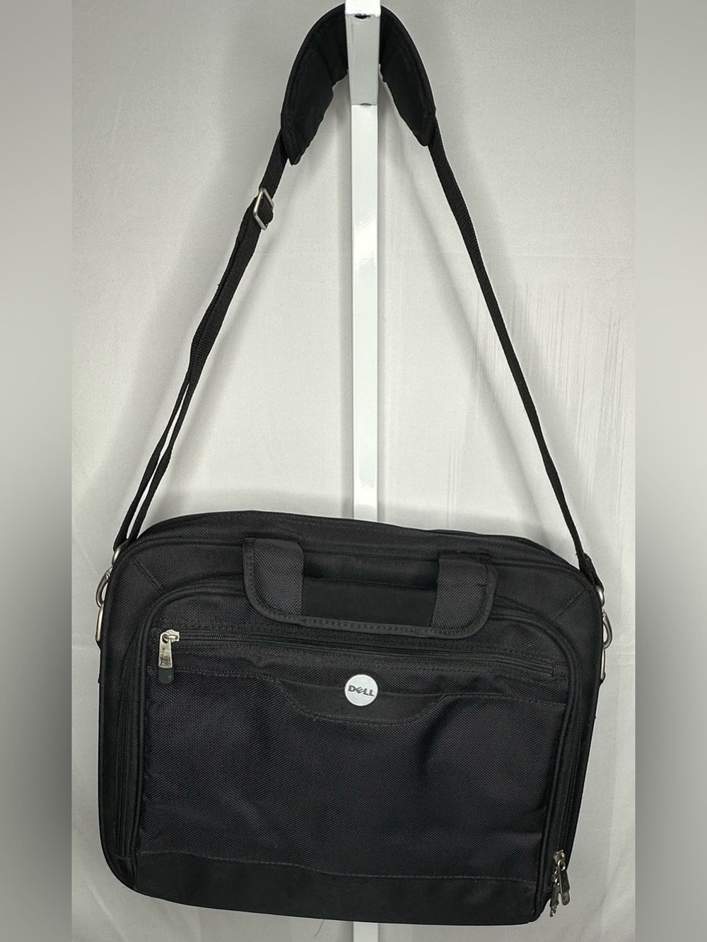 Dell Black Compact Laptop Messenger Bag